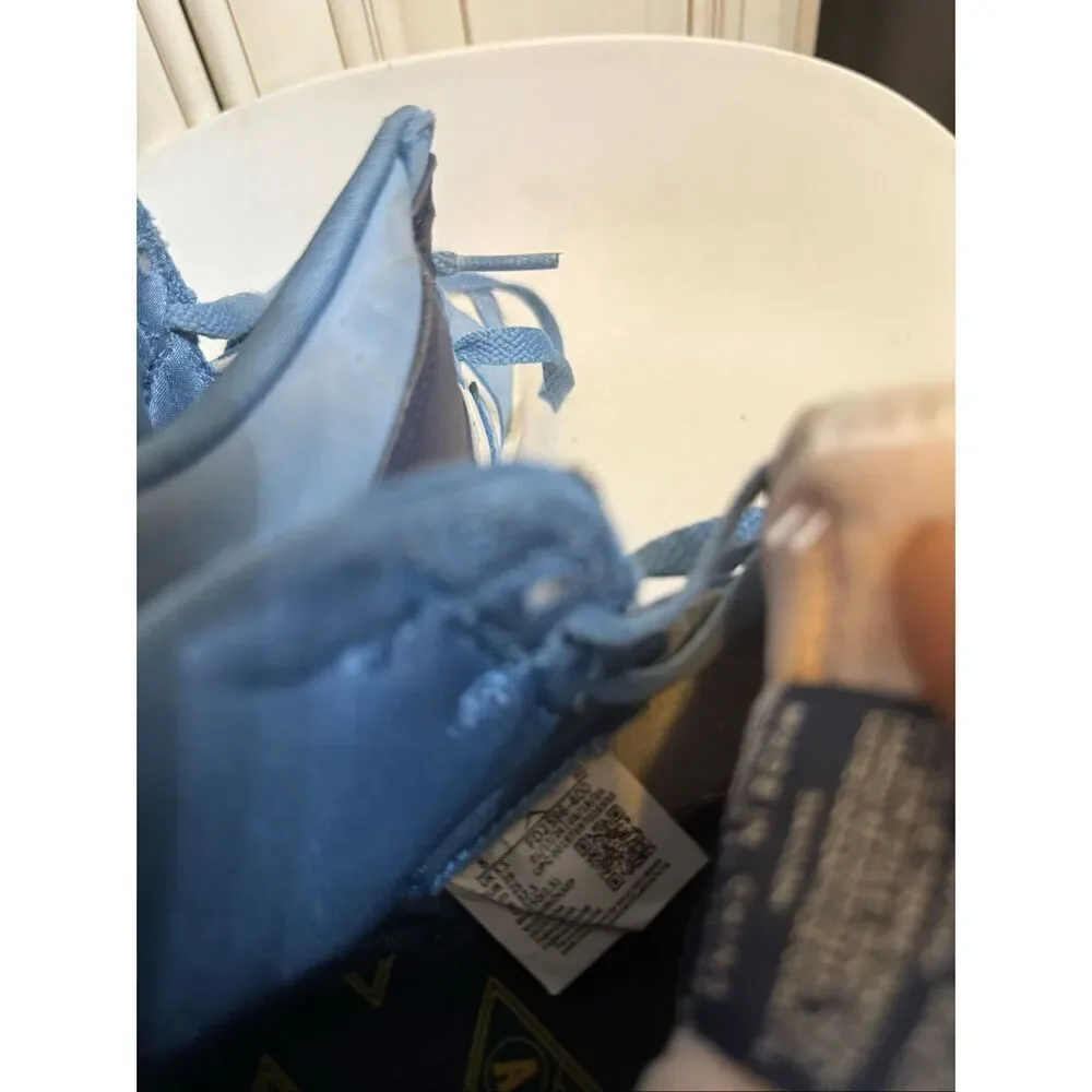 Jordan Men's Air Jordan 1 Retro High OG First In Flight Sneakers Blue White Sz 8